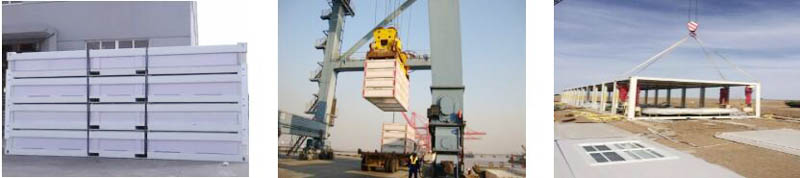 4箱打包裝入一個(gè)20尺集裝箱