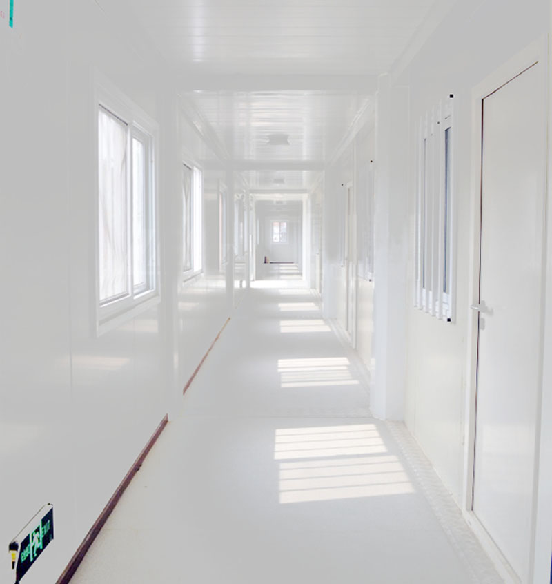 打包式箱房內部走廊 打包式箱房內部走廊